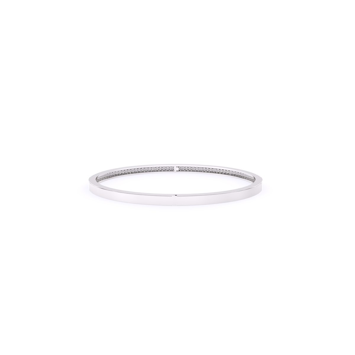 Charming Half Eternity Round Lab Grown Bracelet